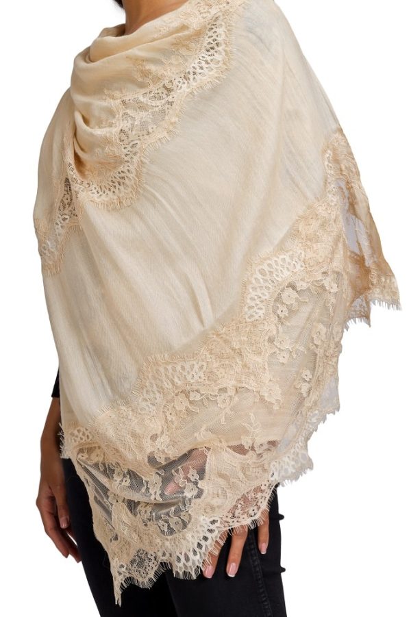 Stripes Cut-Out with Crown Lace Work - Image 5