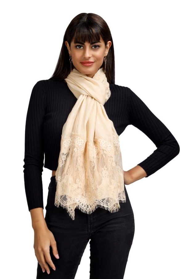 Stripes Cut-Out with Crown Lace Work - Image 6