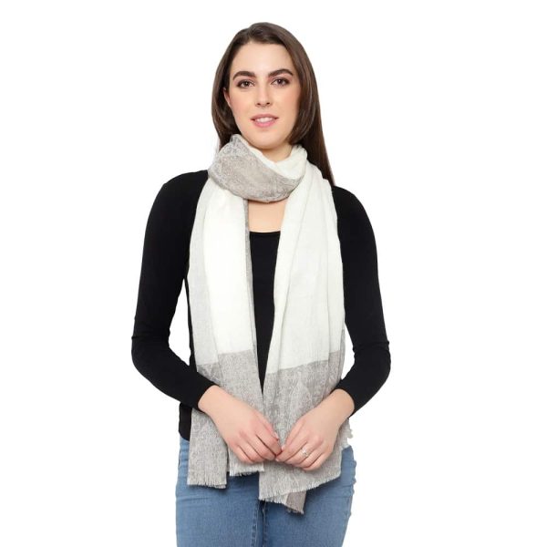 Cashmere Self Design Stole - Image 3