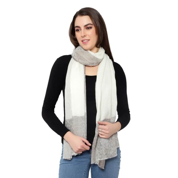 Cashmere Self Design Stole - Image 4