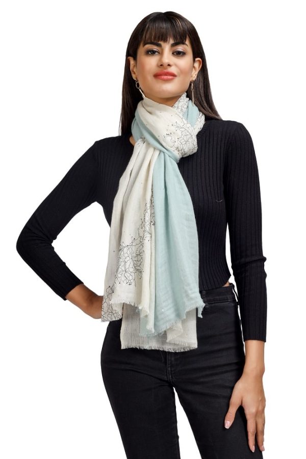 Ombre – Lace Design Stole - Image 4
