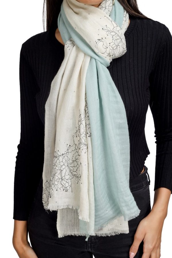 Ombre – Lace Design Stole - Image 5