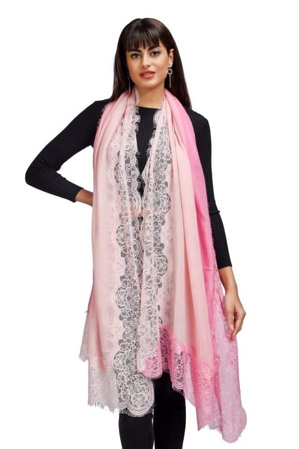 Ombre – Four Side Border with Patti Lace work - Image 2