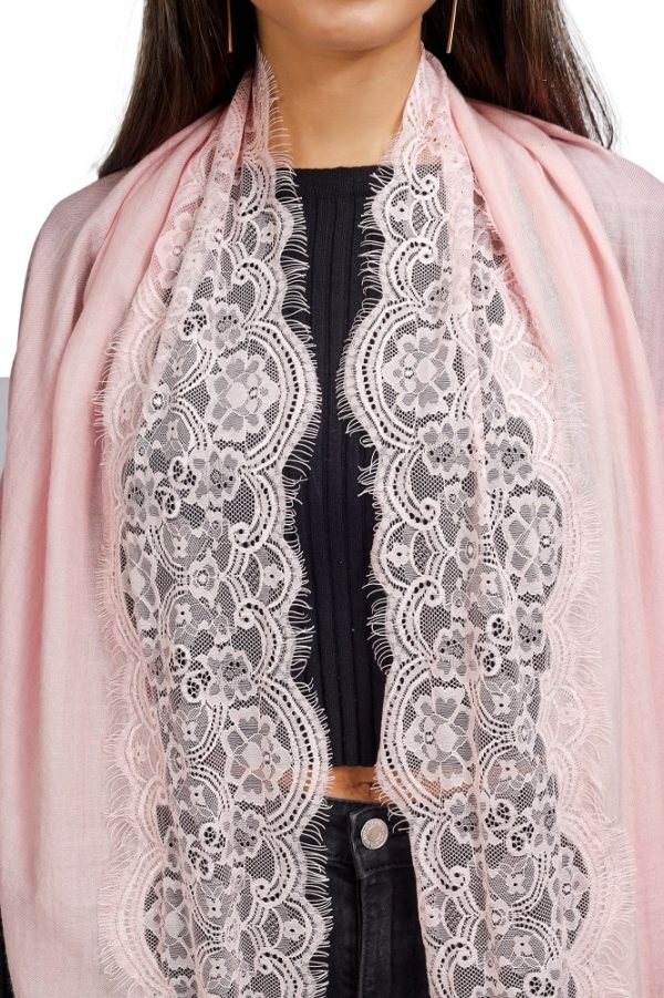 Ombre – Four Side Border with Patti Lace work - Image 4