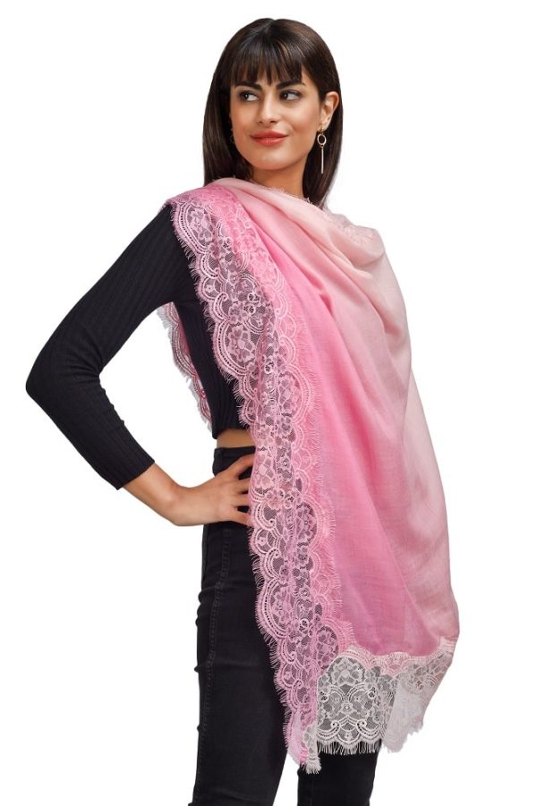 Ombre – Four Side Border with Patti Lace work - Image 5