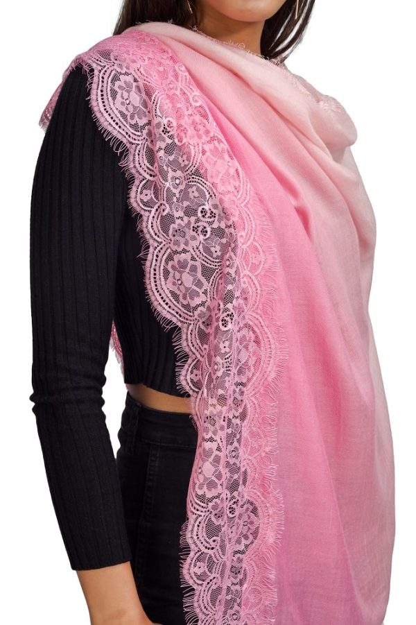 Ombre – Four Side Border with Patti Lace work - Image 6