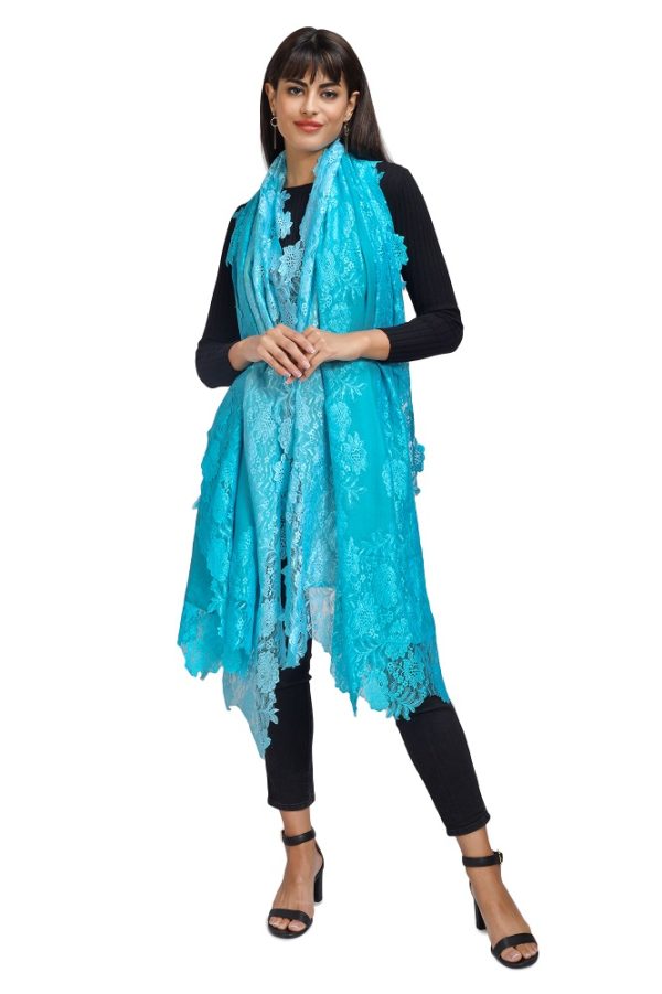 Ombre – Center Bail Design with Lace work - Image 2