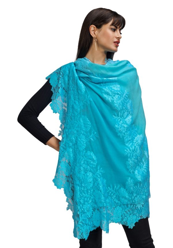 Ombre – Center Bail Design with Lace work - Image 5