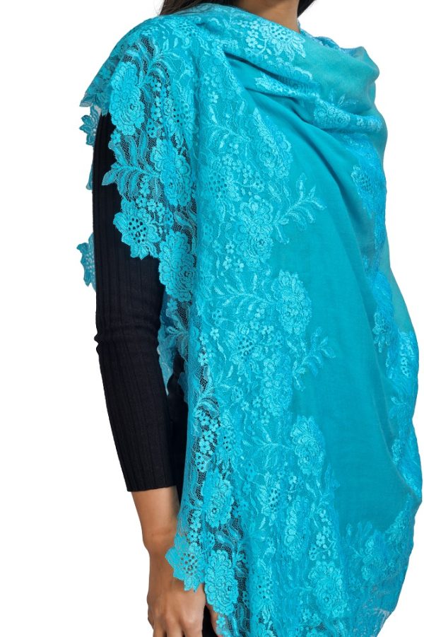 Ombre – Center Bail Design with Lace work - Image 6