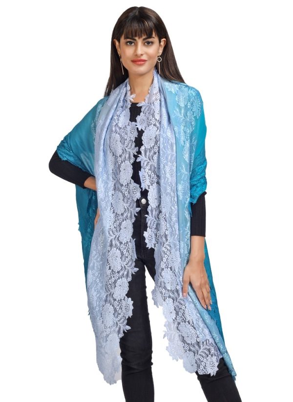 Ombre – Center Bail Design with Lace work - Image 2