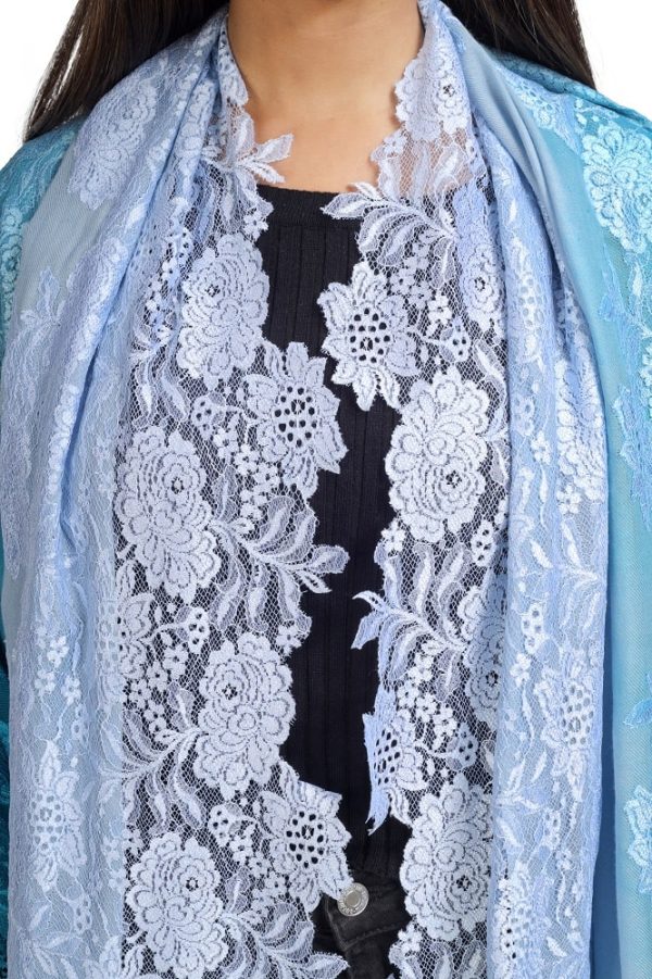 Ombre – Center Bail Design with Lace work - Image 3