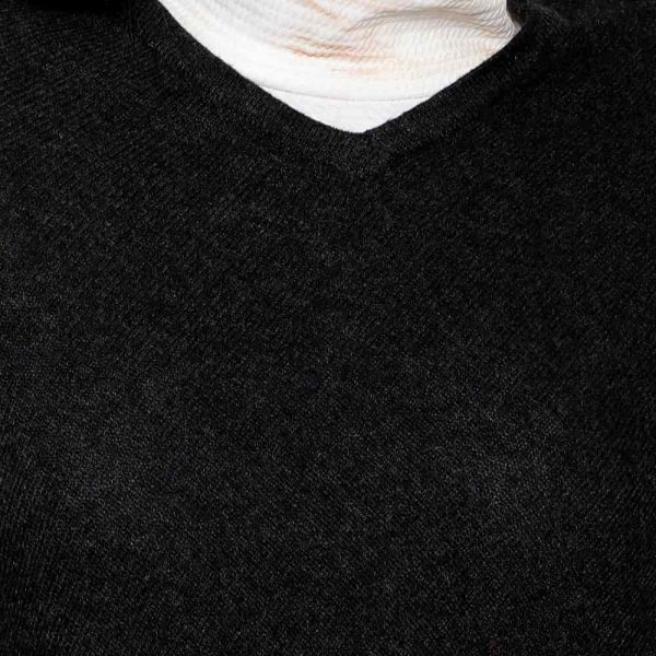 Lace Poncho (Black) - Image 4