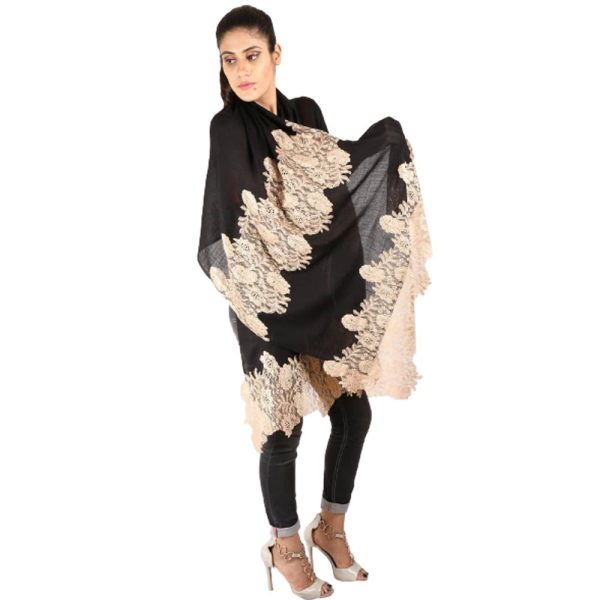 Double Palla Lace Stole - Image 3