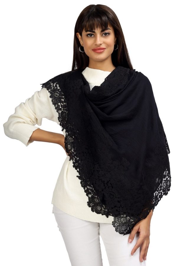 Solid = 4 Side Border with Dori Lace - Image 6