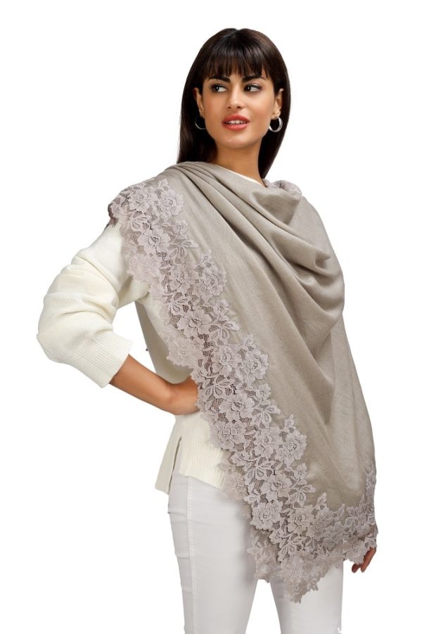 Solid – Four Side Border with 2 Rose Lace - Image 5