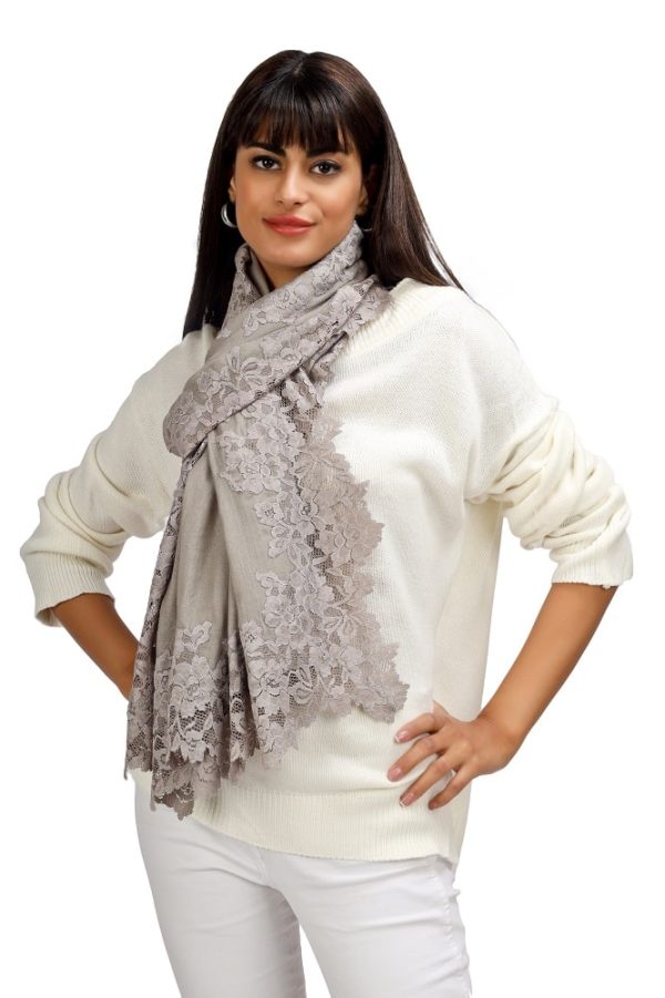 Solid – Four Side Border with 2 Rose Lace - Image 6