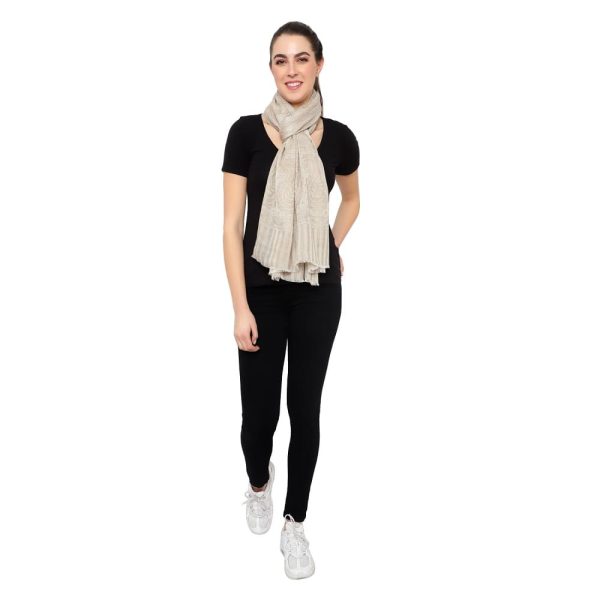 Cashmere Stole (Natural) - Image 2