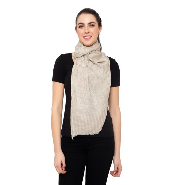 Cashmere Stole (Natural) - Image 4